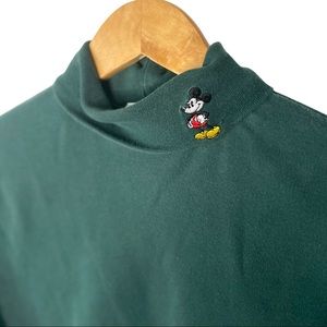 Vintage Disney Sweatshirt Small Mickey Turtleneck